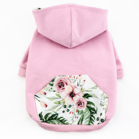różowa bluza dla psa